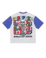Godspeed '26 GSWC Vintage Tee White/Blue