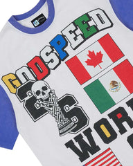 Godspeed '26 GSWC Vintage Tee White/Blue
