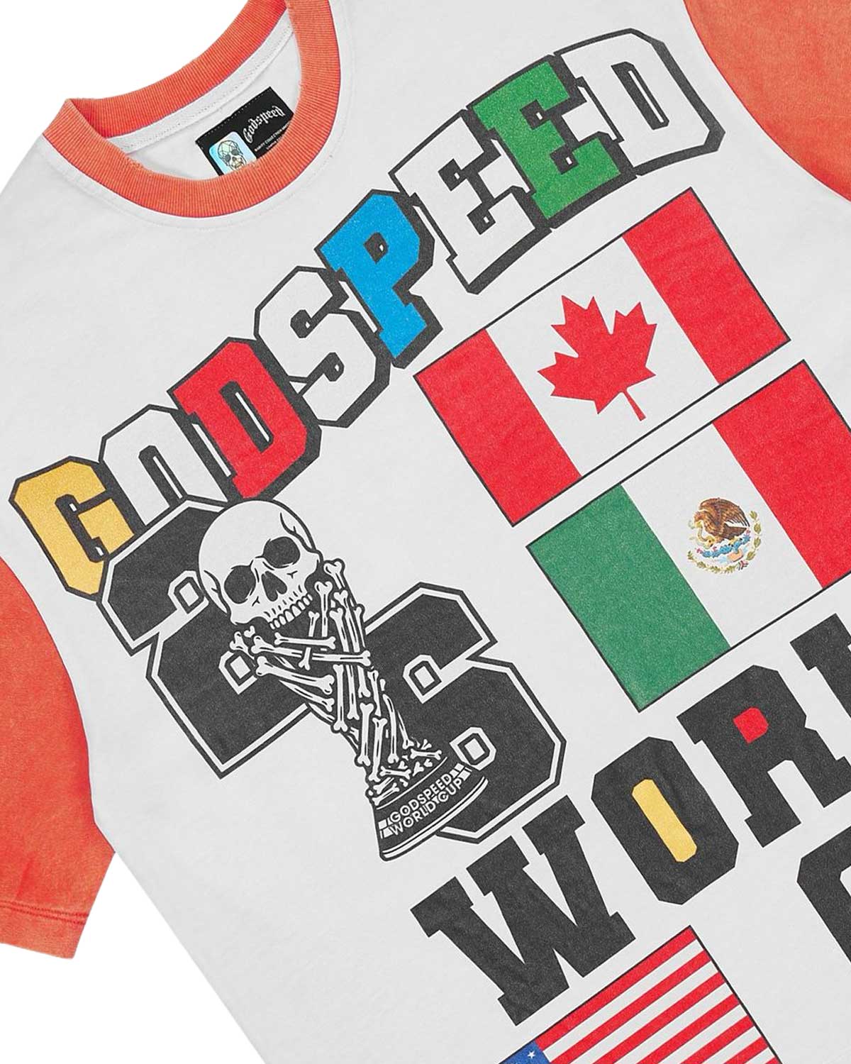 Godspeed '26 GSWC Vintage Tee White/Red